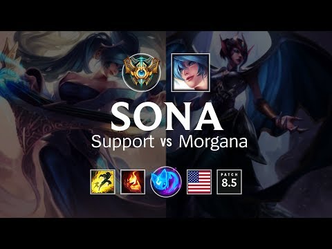 Sona Support vs Morgana - NA Challenger Patch 8.5