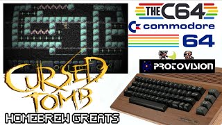 Cursed Tomb - New C64 Game #commodore64 #c64 #c64games