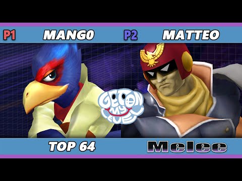 GOML 2022 Top 64 - Mango (Falco) Vs. Mattteo (Captain Falcon) SSBM Melee Tournament