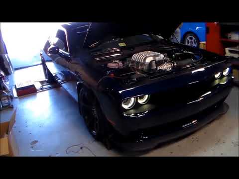 JLT Intake test on stock Hellcat Challenger CAI-HC-15