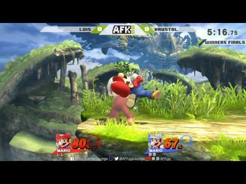 Smash Wii U - AFKgg Biweekly - Luis (Mario) vs Krustol (Mario) - Winners Finals