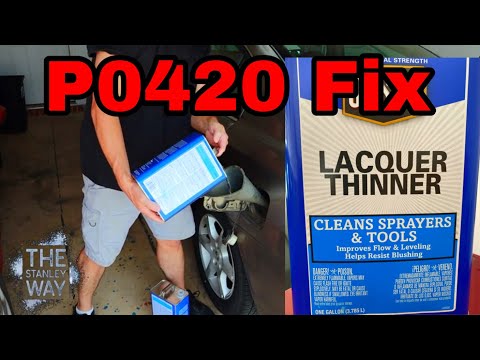 **EASY** Lacquer Thinner FIX P0420 Code Video