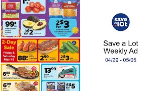 Save a Lot Weekly Ad 04/29 - 05/05