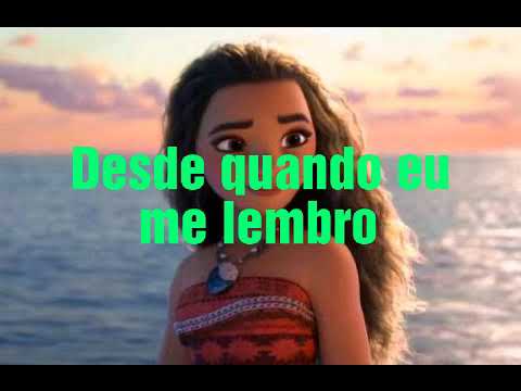 Lyrics video - Saber Quem Sou - Moana