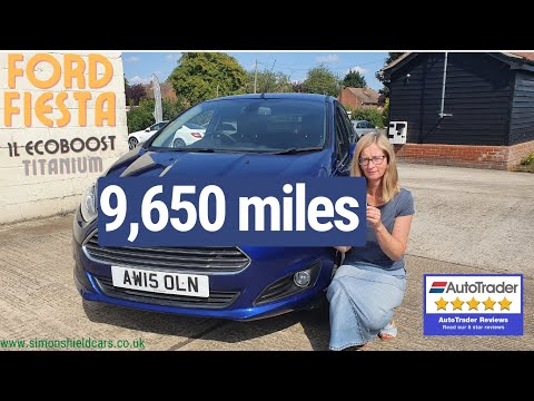 2015 Ford Fiesta 1 litre ecoboost titanium £0 road tax low mileage