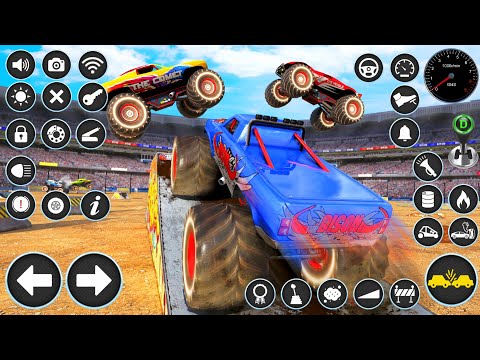 Real Monster Truck Smash Stunt - Extreme Demolition Derby 3D Game - Android Gameplay
