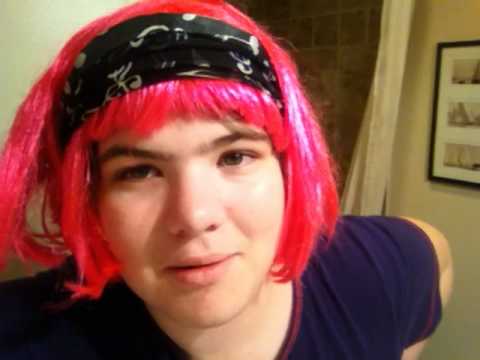 Me in 'Sakura' Wig day before Pink Day at my school