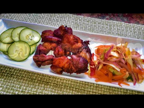 Men griyo bouch koule dlo-a(Haitian Griyo recipe)