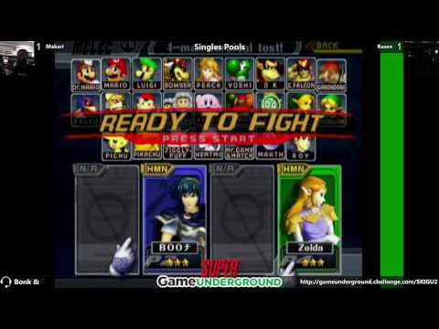 Mass Madness 9 SSBM - Makari (Marth) vs. Rasen (Sheik) - Melee Pools