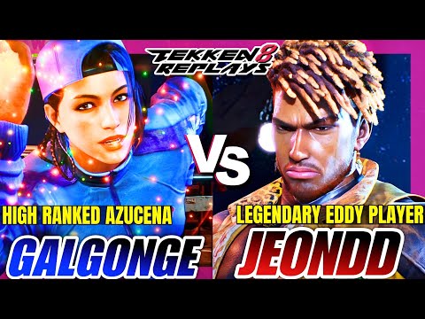 Tekken 8 | Galgonge (Azucena) vs JeonDDing (Eddy) | High Level Ranked Match Replay