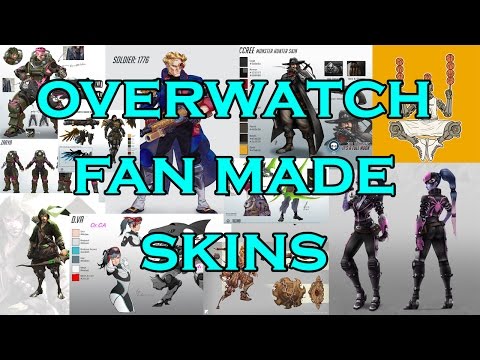 TOP 10 OVERWATCH FAN MADE SKINS