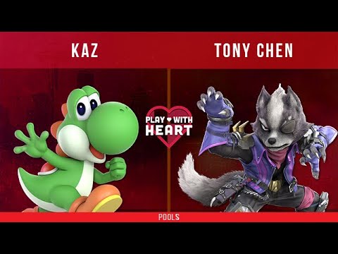 Play With Heart - Kaz (Yoshi) vs. Tony Chen (Wolf) - Pools