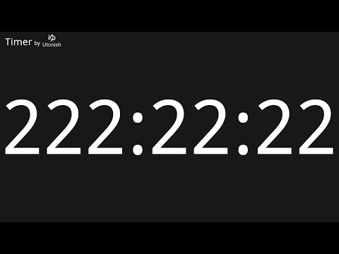 222h22m22s Countdown Timer