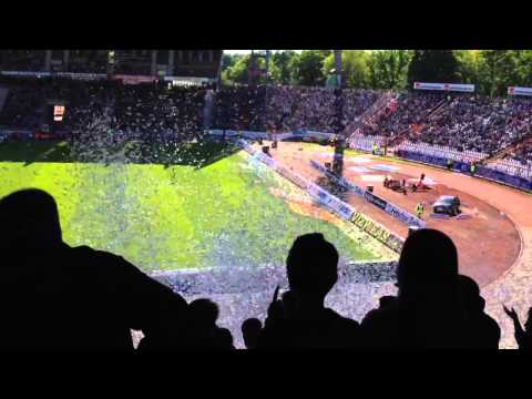Karlsruher SC - Fortuna Düsseldorf Pyroshow & Konfetti