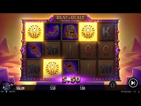 Beat The Beast Mighty Sphinx Slot - BIG Win