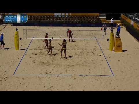 Duda / Ana Patricia на чемпионате мира по пляжному волейболу в Риме в 2022 году