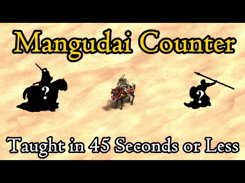 How To Counter Mangudai in AoE2 Taught in 45 Seconds or Less