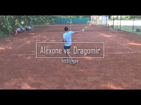 Alexone vs. Dragomir - Amical- Cele mai bune lovituri din cariera mea de TENIS ! 25.05.2020 #ALEXONE