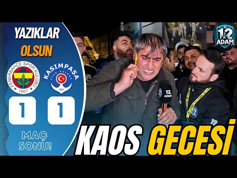 💥 YAZIKLAR OLSUN...KAOS GECESİ..."❗ FENERBAHÇE 1-1 KASIMPAŞA MAÇI TARAFTAR RÖPORTAJI.BÖLÜM/1️⃣#fyp 