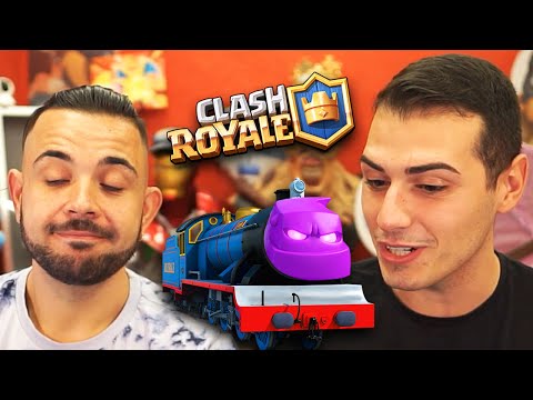 CICCIO GIOCA il TRENINO sul MIO ACCOUNT! - Clash Royale