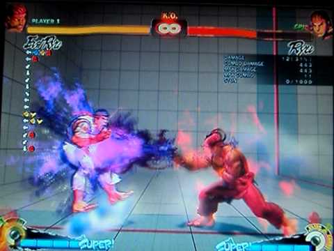 SSF4:AE: Evil Ryu BnB Into Ultra 1
