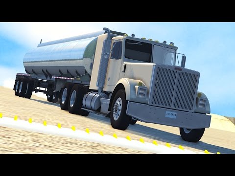 Spike Strip High Speed Crashes #12 – BeamNG Drive
