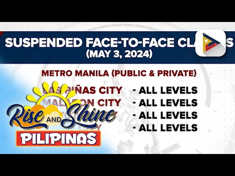 Ilang paaralan sa Metro Manila at mga probinsya, nagdeklara ng suspensyon ng in-person classes dahil