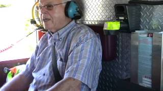 preview picture of video 'Grandpa John & Dylan Ride in a Fire Truck'