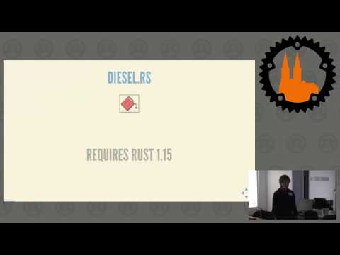 Rust Cologne, March: Pascal Hertleif - Diesel: Type-Safe SQL
