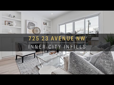 725 23 Avenue NW | Mount Pleasant, Calgary | Inner City Infills | Executive 3-Storey Luxury Home
