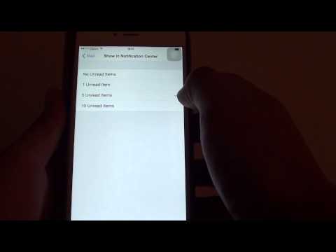 iPhone 6 Plus: How to Change Number of Email Messages...