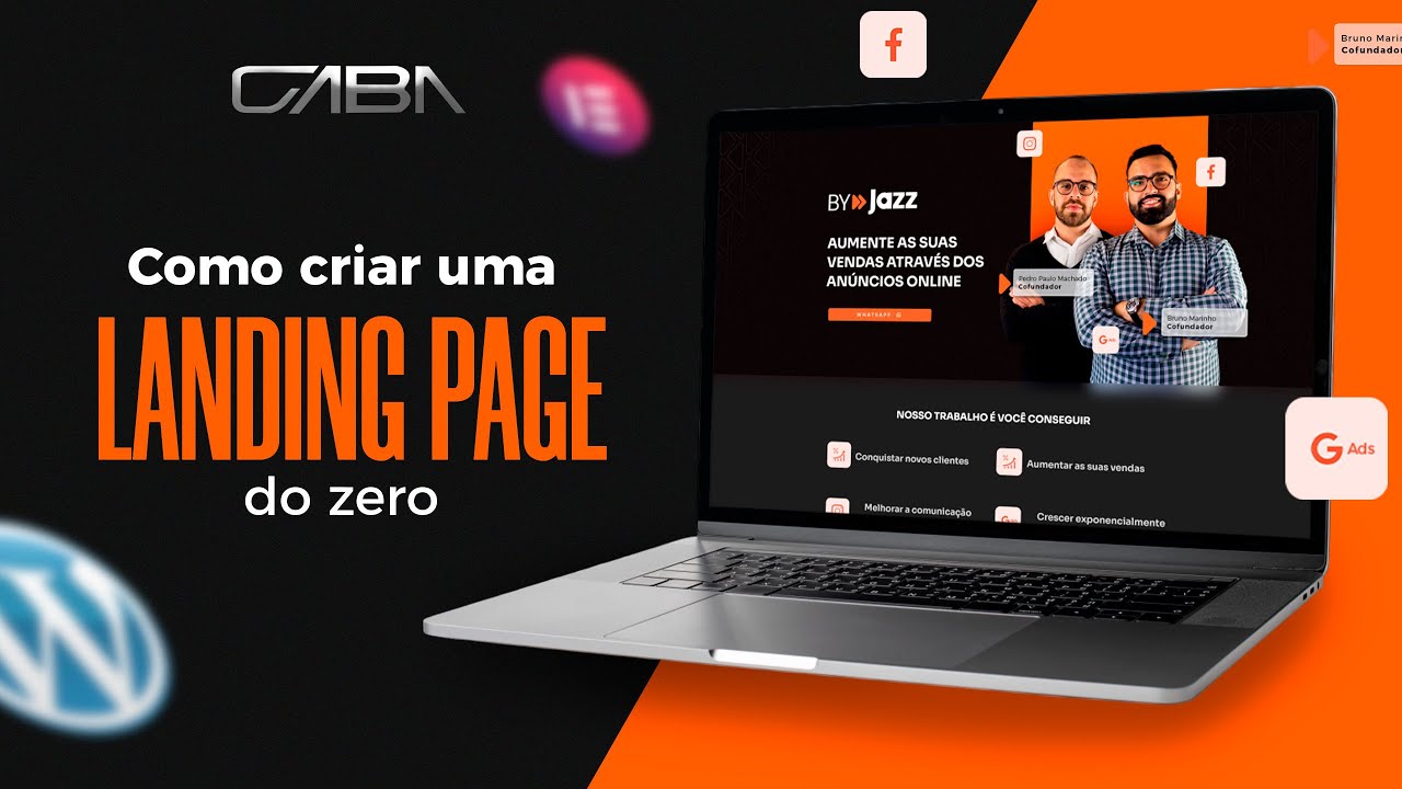 Como criar uma landing page do zero no wordpress/elementor 2023