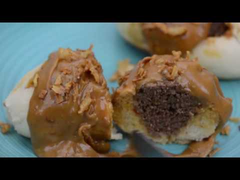 Airfryer Indische gevulde gehaktbroodjes