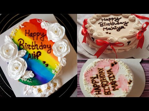 3 different cake designs for orders. how to get ready for orders my cake 🍰