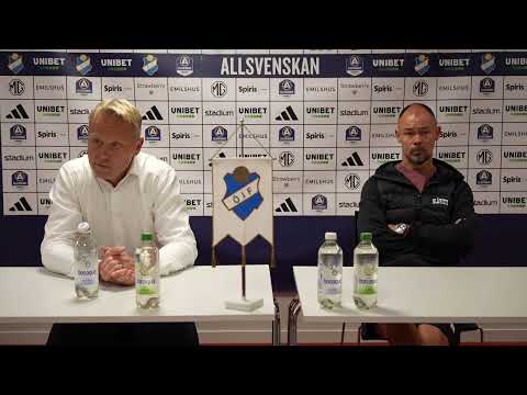 Presskonferens Östers IF - IFK Göteborg 20250929