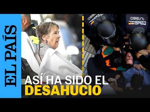 El desahucio de Maricarmen en Madrid: las horas de tensión de la mujer de 87 años | EL PAÍS