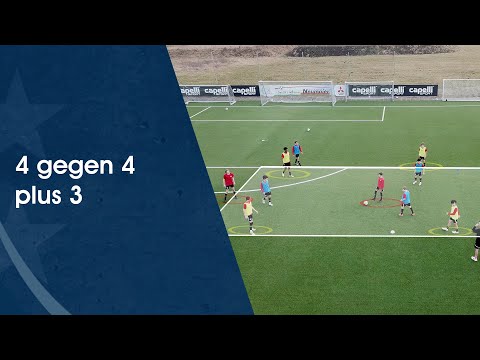 4 gegen 4 plus 3 – Fußballtraining am Deutschen Fußball Internat