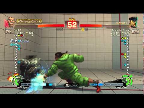 USFIV~ Balrog (Baoh7) vs.  M.Bison (Tsumi to Punish) HD