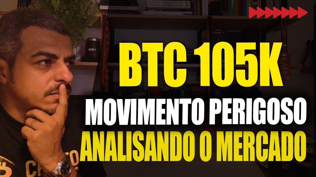 BITCOIN AGORA 105k - O GRÁFICO ESTÁ ESTRANHO - Analisando Mercados Bitcoins  ETFs