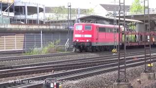 preview picture of video 'Güterzug in Richtung Göttingen (BR 151 023)'