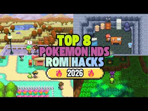 Top 8 Best Pokemon NDS ROM Hacks for 2026 #pokemon #nds #bestof2026 #gaming #romhacks