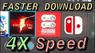 Nintendo Switch HOW TO GET FASTER DOWNLOAD SPEED! New!