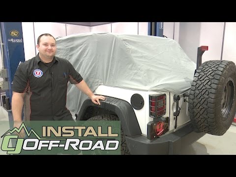 Jeep Wrangler JK or JL Rugged Ridge Cab Cover Weather Lite 4-Door Installation