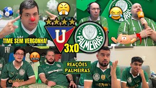 REAÇÕES dos PALMEIRENSES REVOLTADO - LDU 3X0 PALMEIRAS | REACT