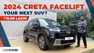 2024 Hyundai Creta Facelift | Prices & Features for E, EX, S, SX, SX (O) Variants