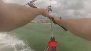 preview picture of video 'Accident de kitesurf à Lancieux: aile contre rider'