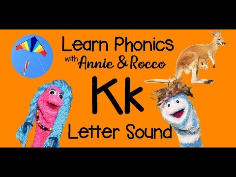 Learn Letter Sounds - Letter K | Alphabet Fun Phonics Song | Puppets | Storytime with Annie & Rocco