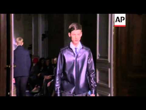 Valentino holds first menswear show in Paris