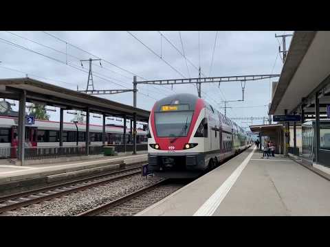 Il traffico ferroviario della Losanna - Ginevra: Stazione di Allaman