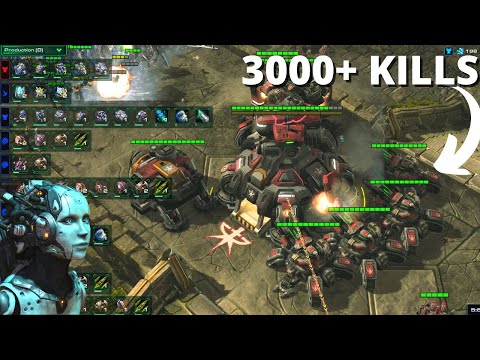 1 Terran Grandmaster vs 10 Random ELITE A.I. (WORLD RECORD)
